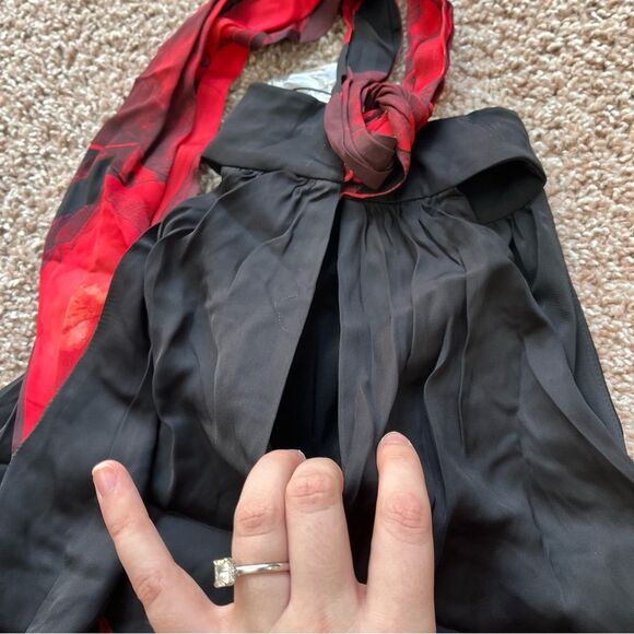 Alice + Olivia Corine Mini Dress in Peony Petals - Picture 9 of 11